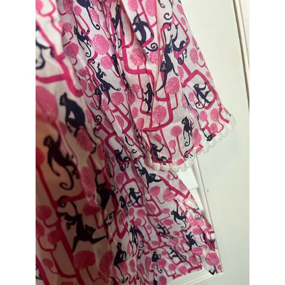 Talbots Woman 100% cotton fringe trim 100% cotton tunic 1X Perfect condition - Picture 3 of 6